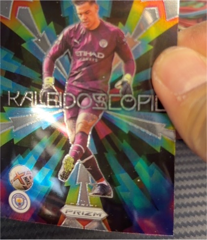 2022-23 Panini Prizm English Premier League Kaleidoscopic #21 Ederson — front