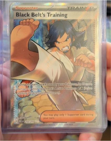 2023 Pokémon TCG Ascended Heroes #255 Black Belt's Training — front