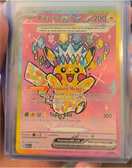 2026 Pokemon Ascended Heroes #277/217 Pikachu ex — front