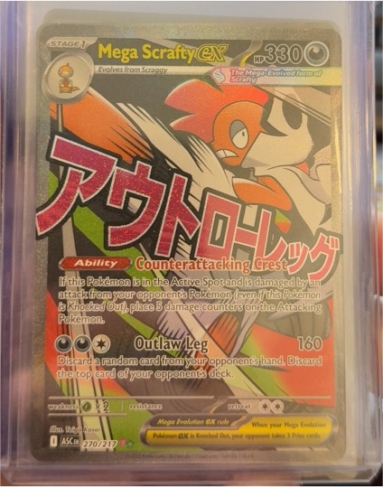 2022 Pokémon Ascended Heroes #270 Mega Scrafty ex — front