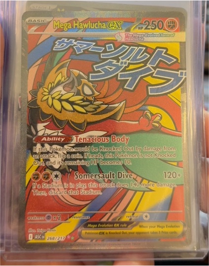 2026 Pokémon TCG Mega Hawlucha EX #268 — front