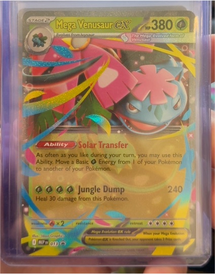 2025 Pokemon MEP #013 Mega Venusaur ex — front