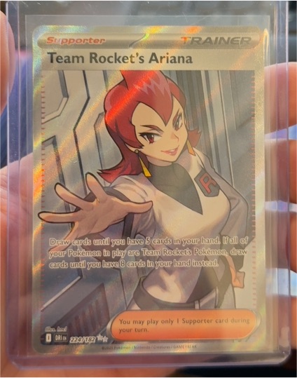 2025 Pokémon SV10: Destined Rivals #224 Team Rocket's Ariana — front