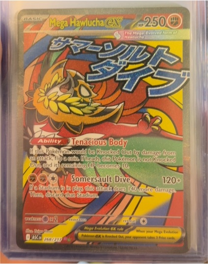 2023 Pokémon #268 Mega Hawlucha EX — front