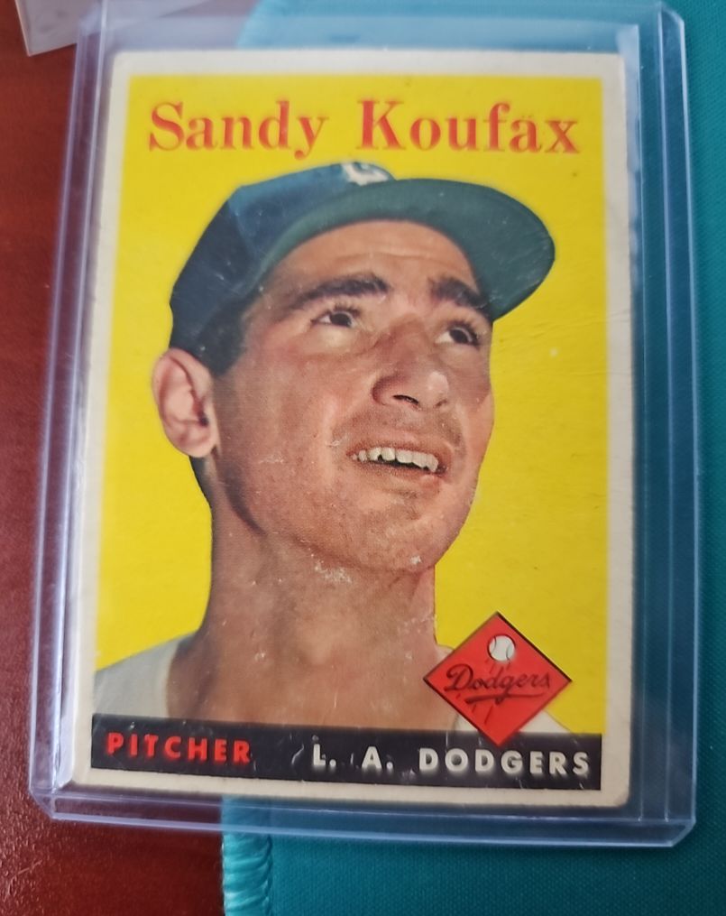 1958 Topps #187 Sandy Koufax — front