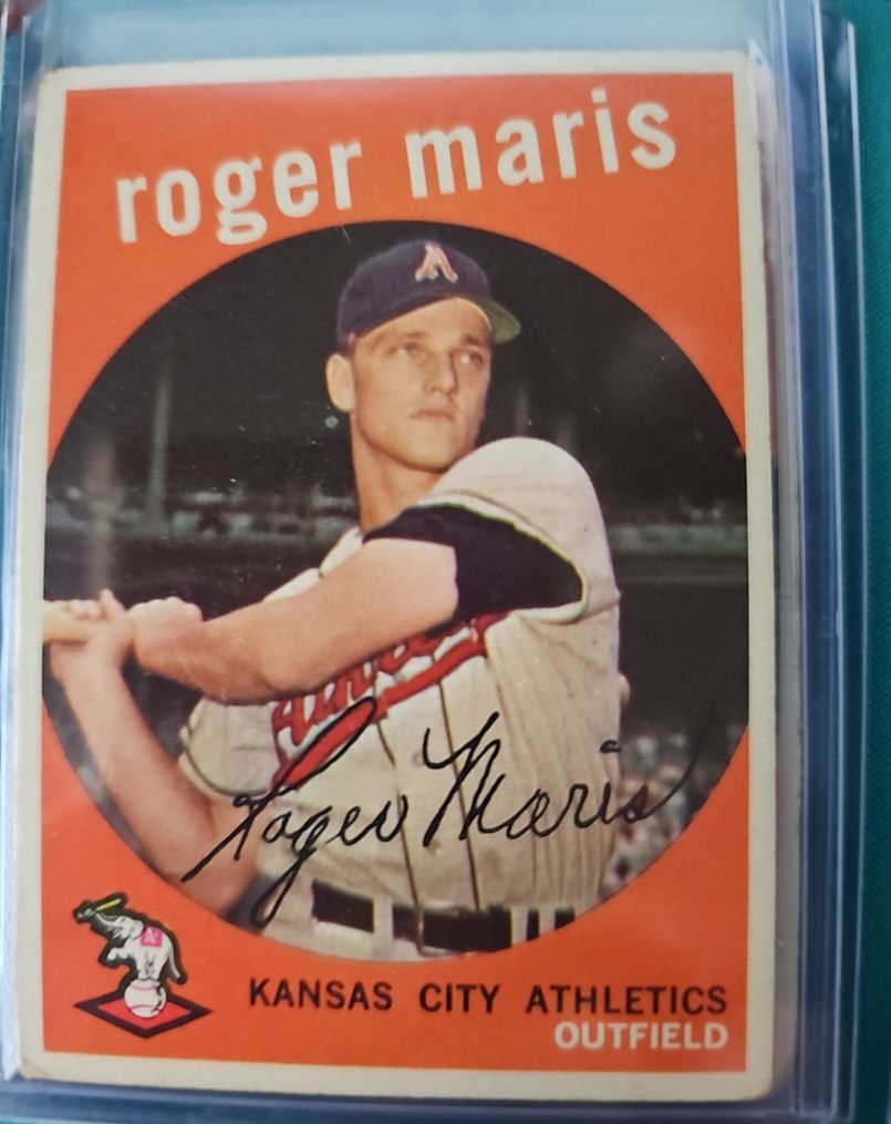 1959 Topps #202 Roger Maris — front