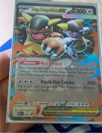 2009 Pokémon Black Star Promo #025 Mega Kangaskhan ex — front