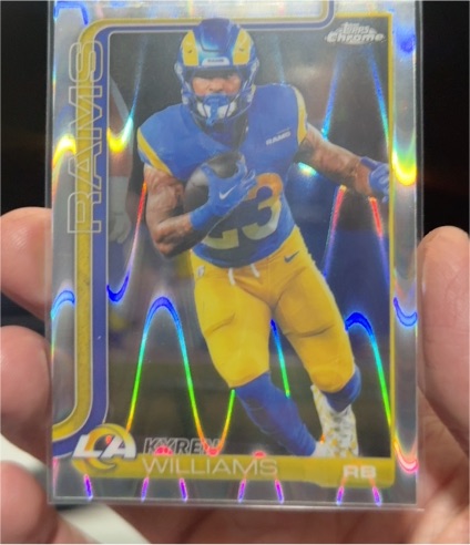 2025 Topps Chrome #168 Kyren Williams — front