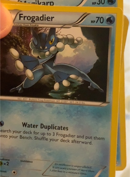 2016 Pokémon XY BREAKpoint #39 Frogadier — front
