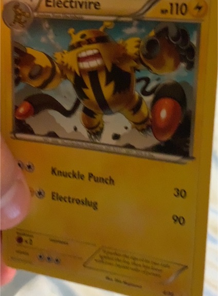 2016 Pokémon XY Trainer Kit #4 Electivire — front