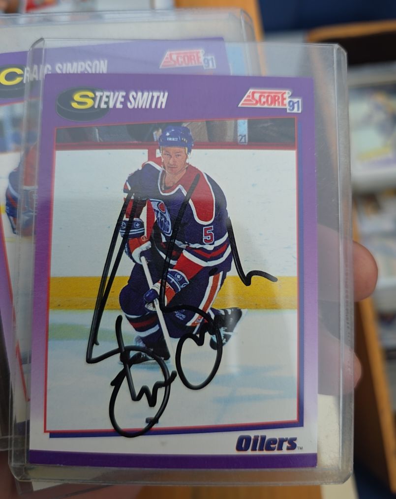1991-92 Score #11 Steve Smith — front