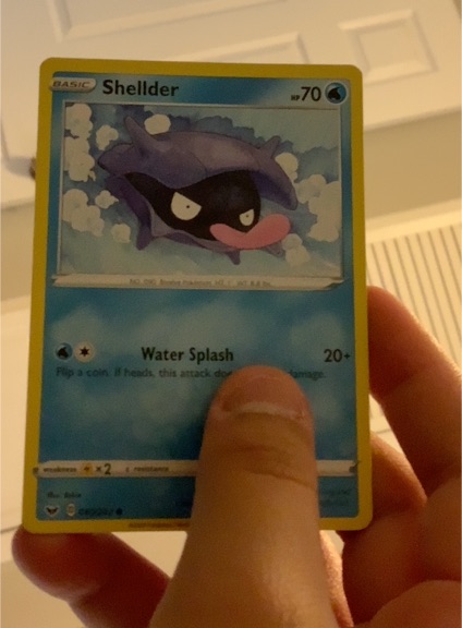 2020 Pokémon Sword & Shield #40 Shellder — front