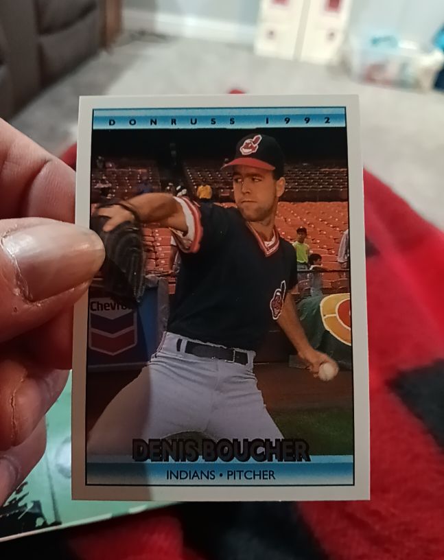 1992 Donruss #604 Denis Boucher Cleveland Indians — front