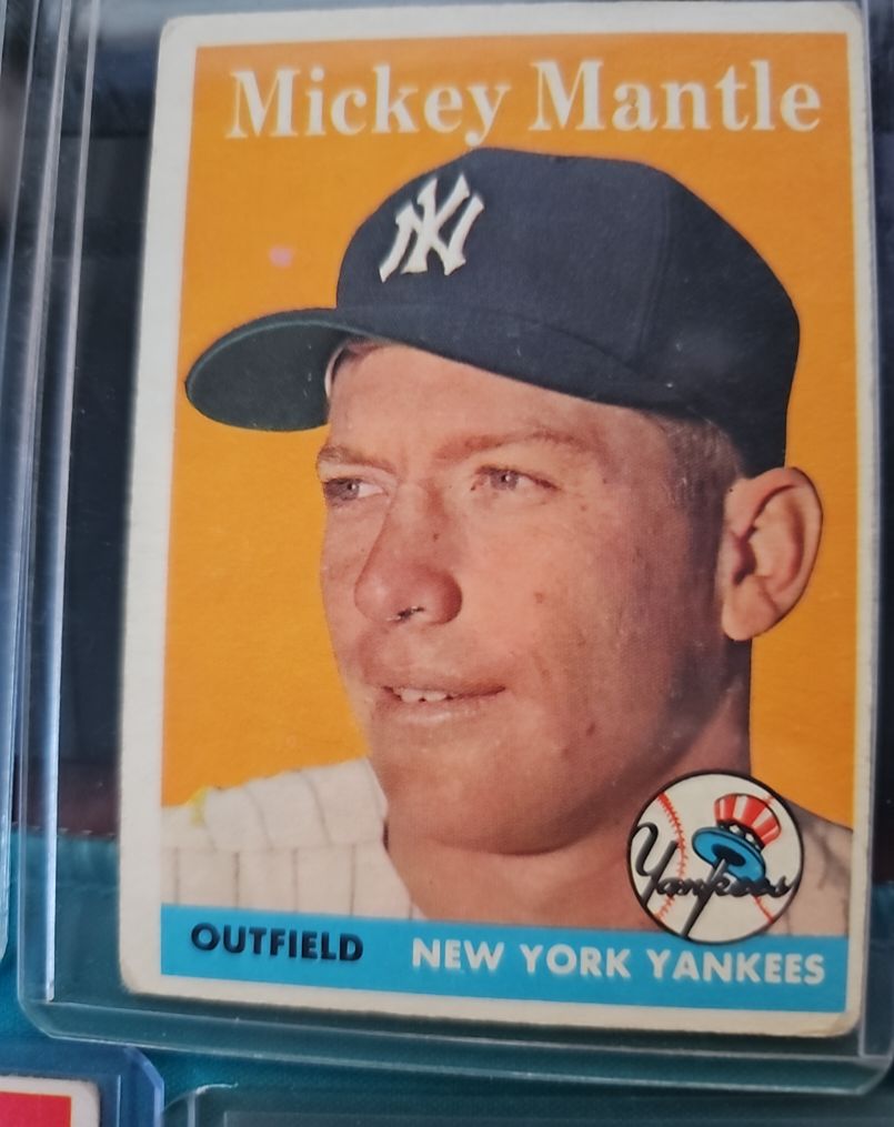 1958 Topps #150 Mickey Mantle — front