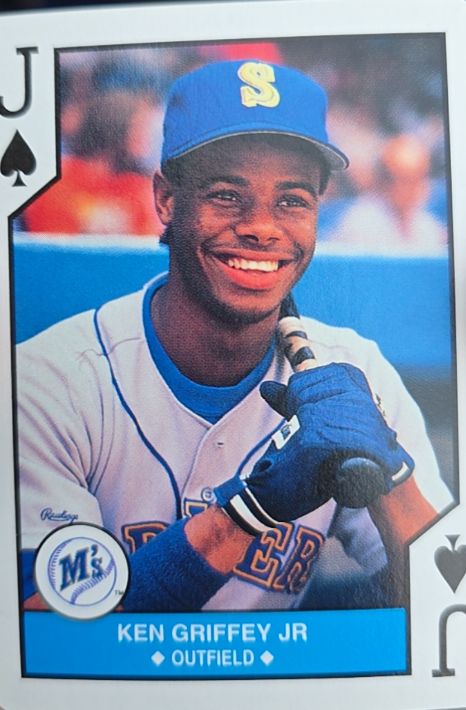 1990 U.S. Playing Card Co. All-Stars #J Ken Griffey Jr — front