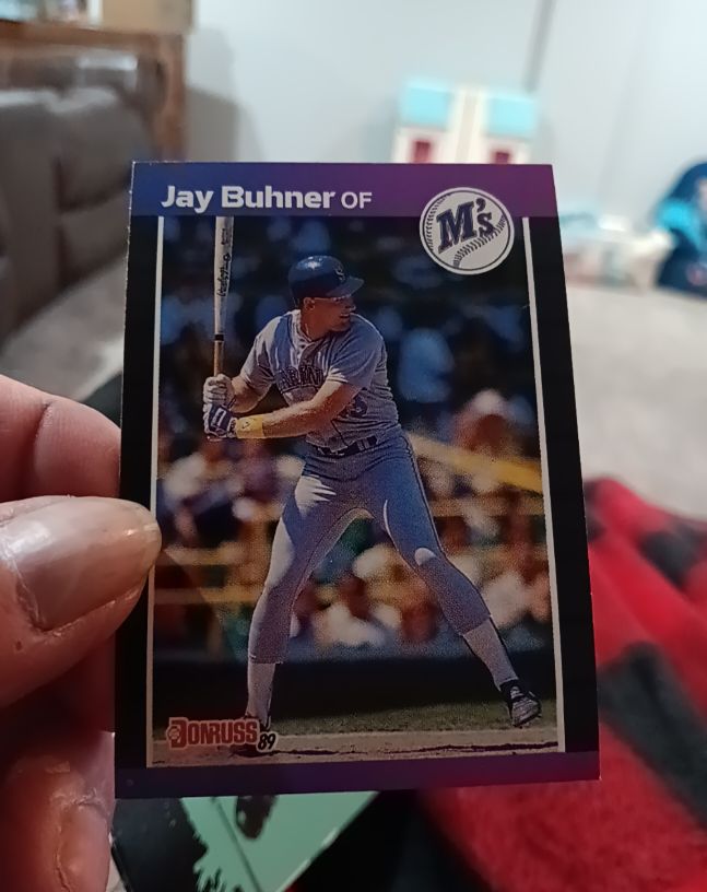 1989 Donruss #581 Jay Buhner — front