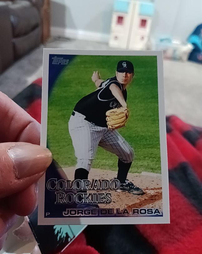2010 Topps #49 Jorge De La Rosa — front