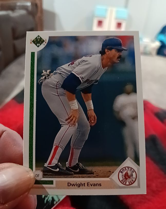1991 Upper Deck #549 Dwight Evans — front