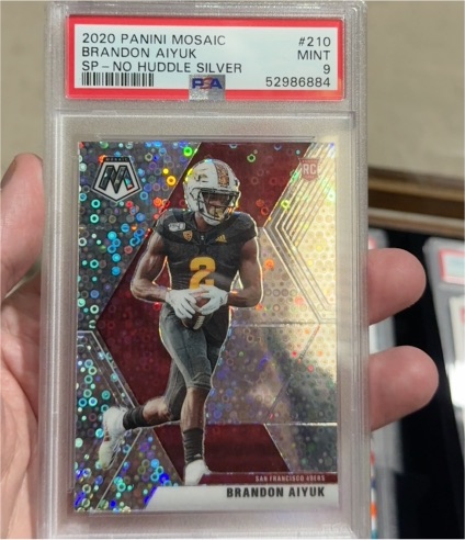 2020 Panini Mosaic #210 Brandon Aiyuk — front