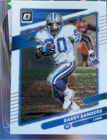 2021 Panini Donruss Optic #87 Barry Sanders — front