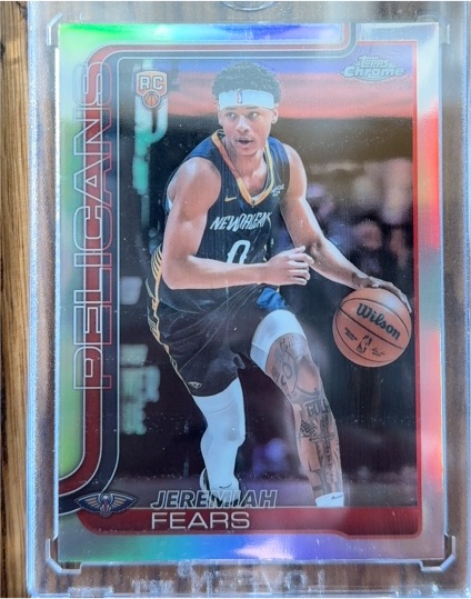 2025-26 Topps Chrome #257 Jeremiah Fears — front