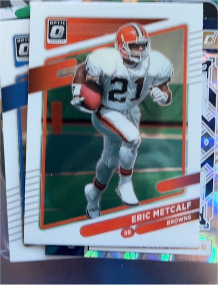 2021 Donruss Optic #144 Eric Metcalf Cleveland Browns — front