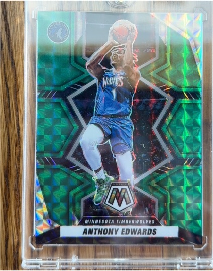 2021-22 Panini Mosaic #79 Anthony Edwards — front