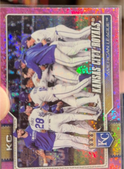 2026 Topps Series 1 #34 Kansas City Royals Team Card — front
