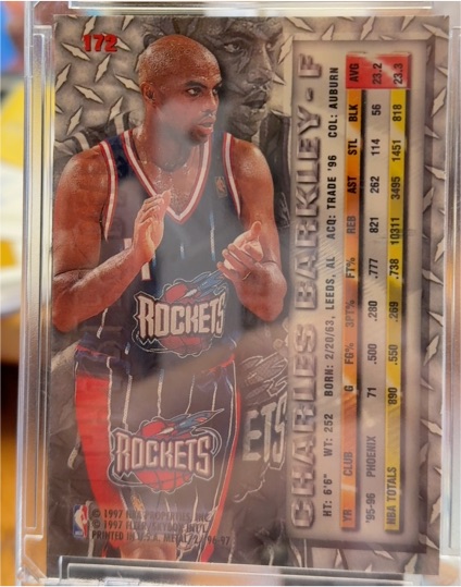 1996-97 Fleer Metal #172 Charles Barkley — front
