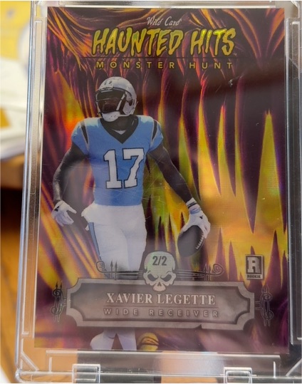 2024 Wild Card Haunted Hits Monster Hunt #2/2 Xavier Legette — front
