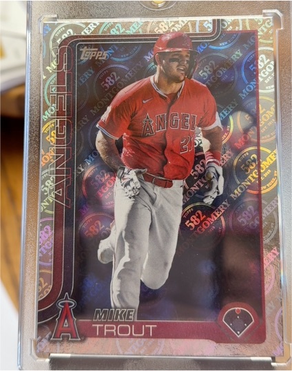 2025 Topps Series 1 #200 Mike Trout — front