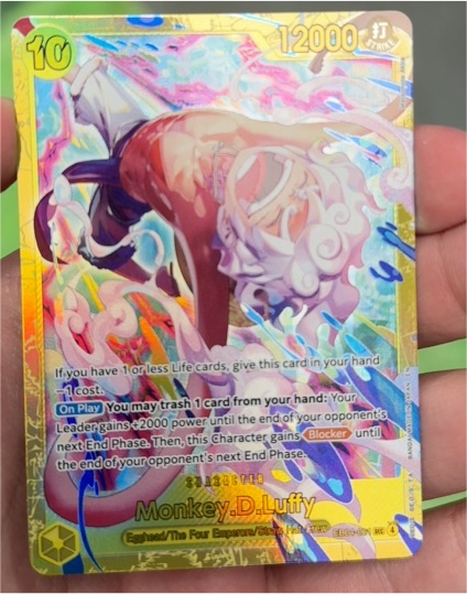 One Piece TCG EB04-061 Monkey D. Luffy SEC Adventure on Kami's Island — front