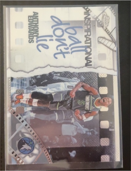 2025-26 Topps Chrome #IP-5 Anthony Edwards Inspirational — front