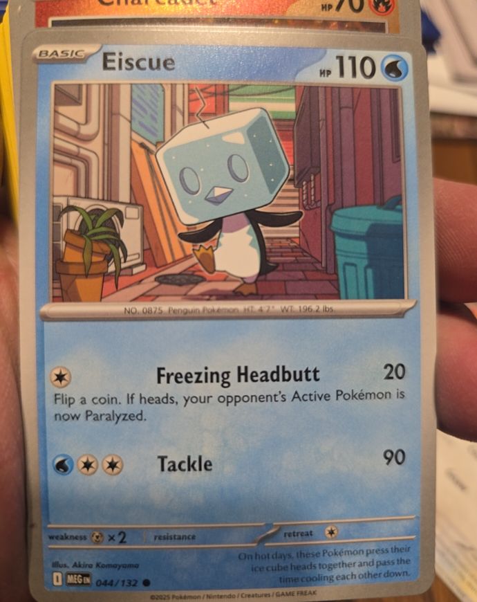 2025 Pokémon #044 Eiscue — front