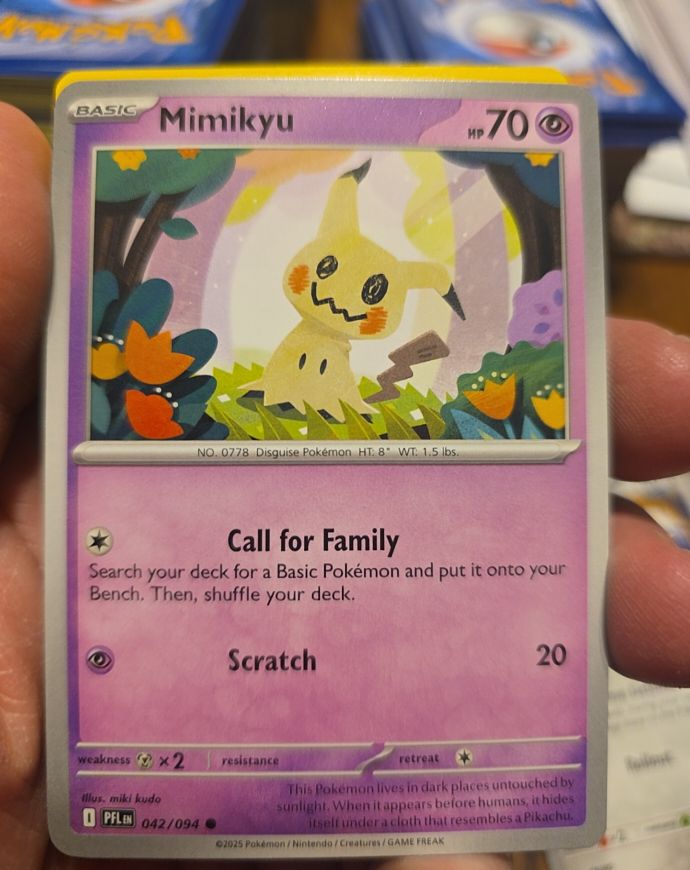2025 Pokémon #042 Mimikyu — front