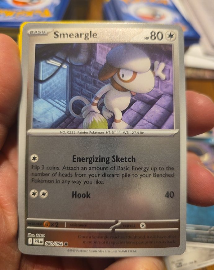 2025 Pokémon #080 Smeargle — front