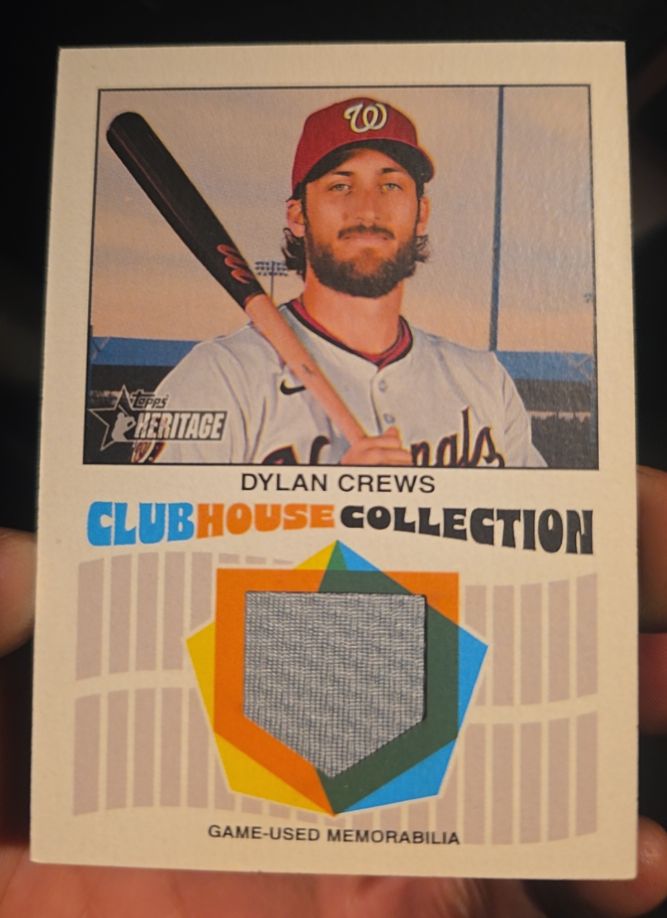 2026 Topps Heritage #CCR-DC Dylan Crews — front