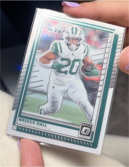 2025 Panini Donruss Optic #195 Breece Hall — front