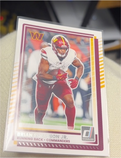 2025 Panini Donruss #30 Brian Robinson Jr. — front