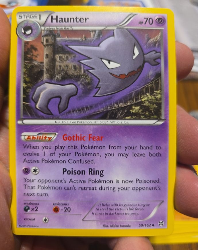 2015 Pokémon Breakthrough #59 Haunter — front