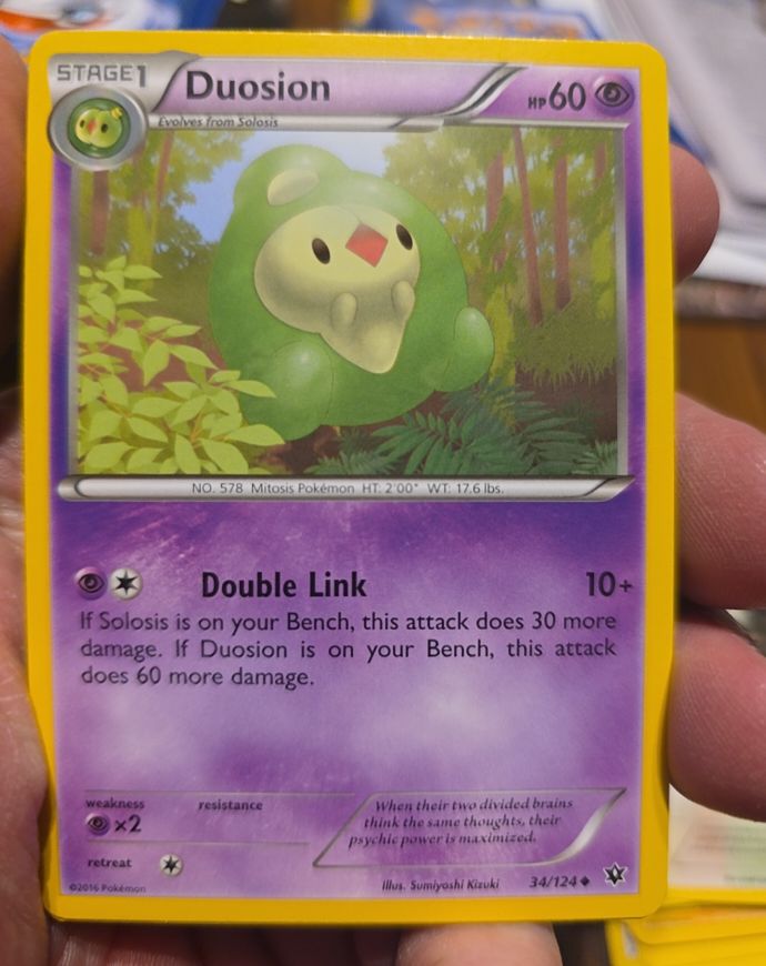 2016 Pokémon XY Fates Collide #34 Duosion — front