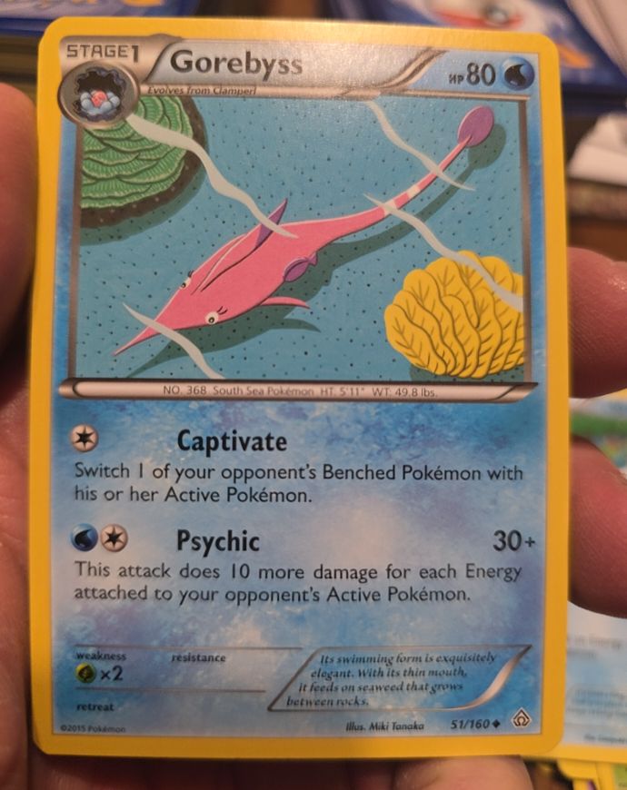 2015 Pokémon XY Primal Clash #51 Gorebyss — front