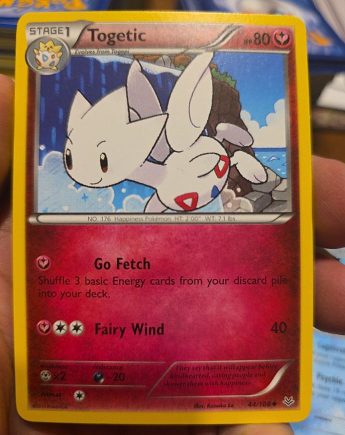2015 Pokémon XY Roaring Skies #44 Togetic — front