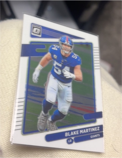 2021 Panini Donruss Optic #17 Blake Martinez — front