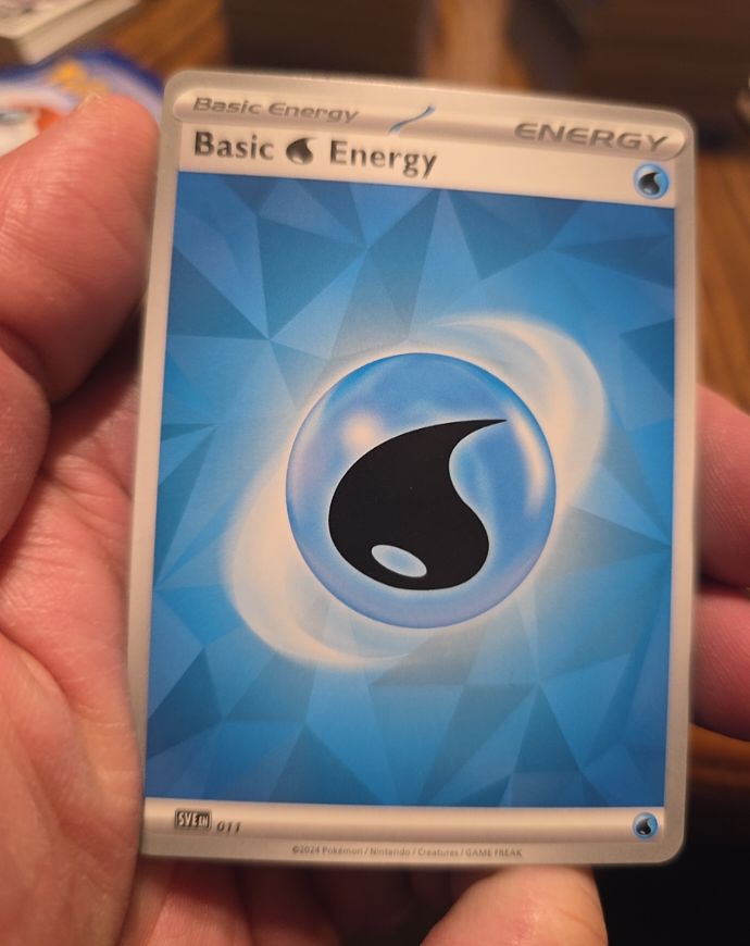 2024 Pokémon Scarlet & Violet #011 Basic Water Energy — front