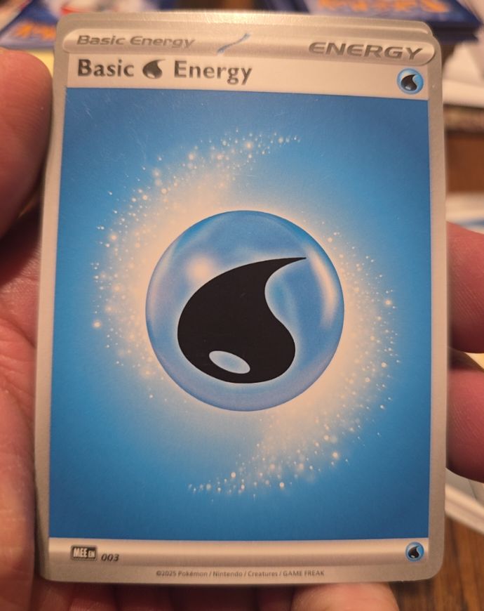 2025 Mega Evolution Energies #003 Basic Water Energy — front