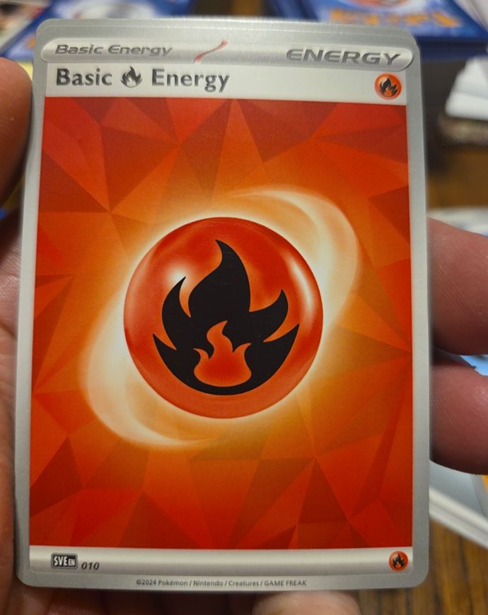 2024 Pokémon Scarlet & Violet #010 Basic Fire Energy — front