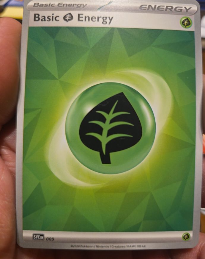 2024 Pokémon SVE #009 Basic Grass Energy — front