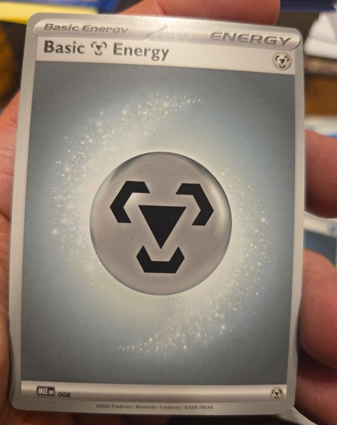 2025 Pokémon Basic Metal Energy #008 — front