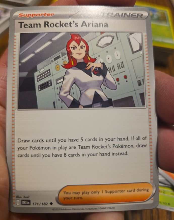 2025 Pokemon SV10: Destined Rivals #171 Team Rocket's Ariana — front